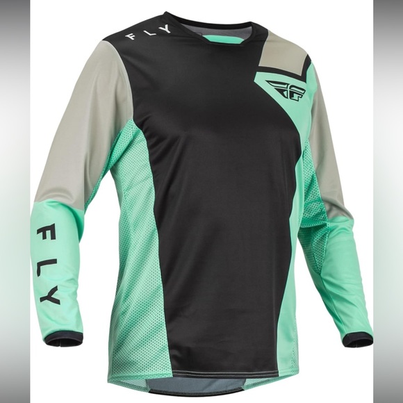 fly racing Other - Fly racing kinetic 2X racing jersey turquoise blue long sleeve motocross outdoor